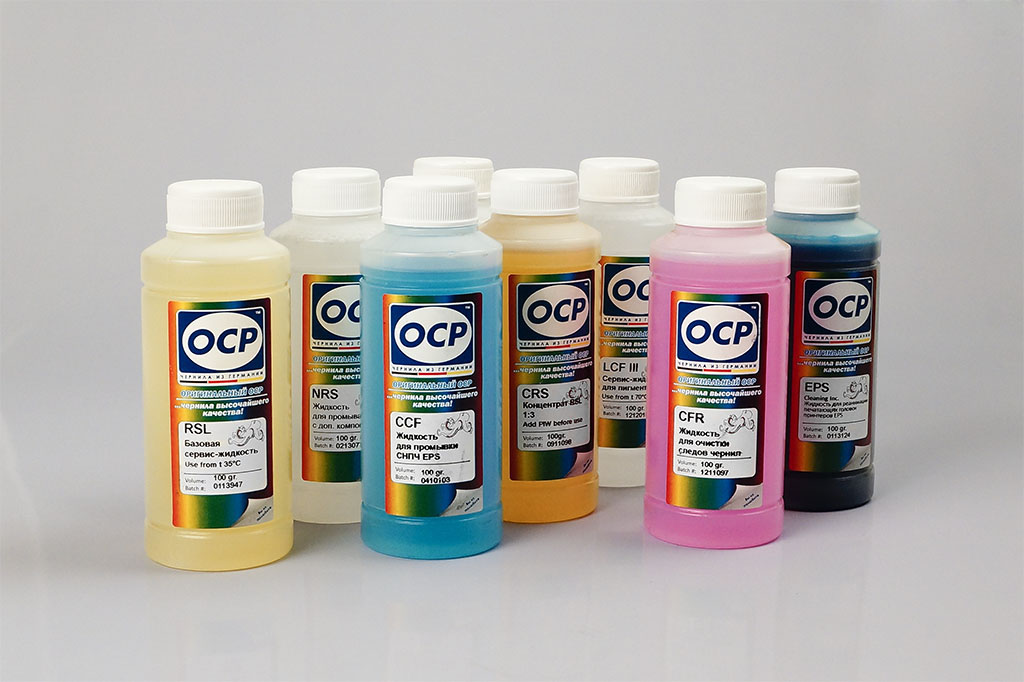 Сервисные жидкости OCP. Скорая помощь для вашего принтера.