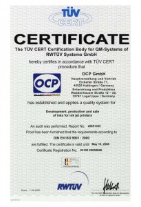 Рис.2 Сертификат качества DIN EN ISO 9001:2000