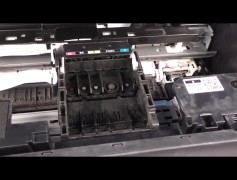 Промывка печатающей головки Canon PIXMA TS5040. Видеоинструкция.