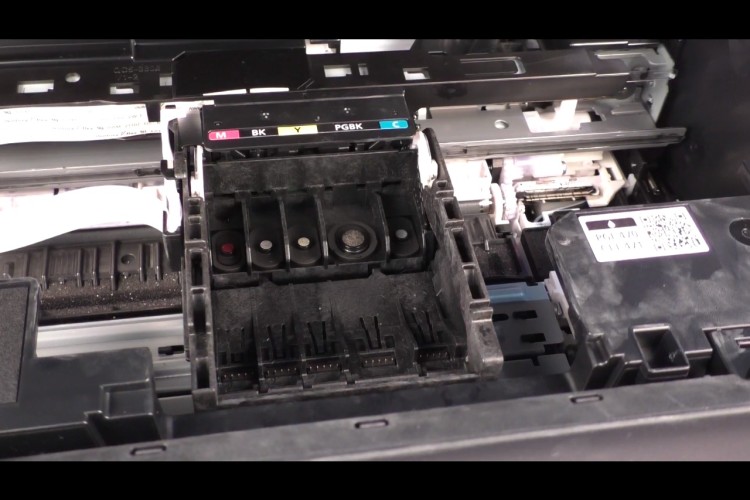 Промывка печатающей головки Canon PIXMA TS5040. Видеоинструкция.